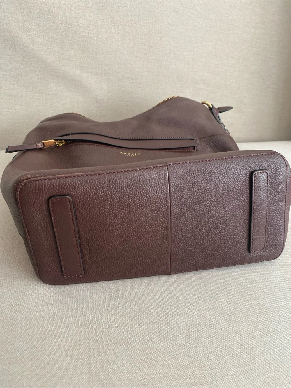 Radley London Postman Mews Medium Leather Shoulder Bag - Rich Brown Hobo